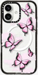 Impact Case with MagSafe for iPhone 16 - Pink Butterfly