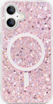 Showcase Glam con MagSafe para el iPhone 16 - Rosa bebé​​ 