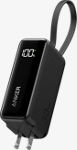 3 in 1 Power Bank with Built-in USB-C Cable - 30W