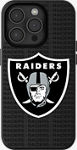 Funda con fondo de texto del equipo de la NFL con MagSafe para el iPhone 15 - Las Vegas Raiders​​ 