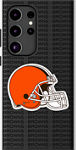 NFL Team Text Backdrop Case with Magnet for Galaxy S24 Ultra - Cleveland Browns