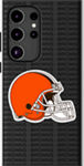 NFL Team Text Backdrop Case with Magnet for Galaxy S25 Ultra - Cleveland Browns
