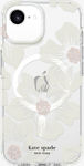 Funda protectora con MagSafe para iPhone 16e/15/14/13 - Hollyhock Floral​​ 